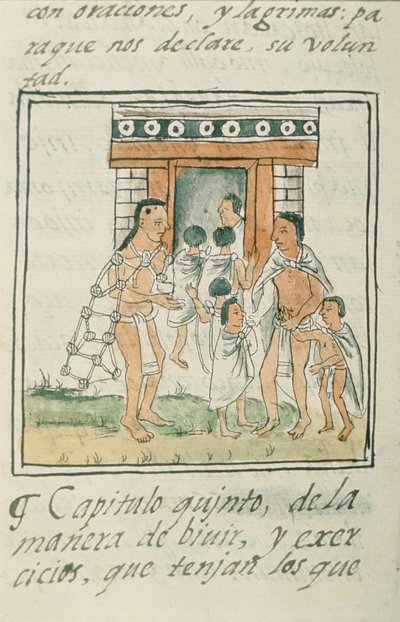 Ms Palat. 218-220 Boek IX Jonge kinderen die een huis binnengaan, uit de 